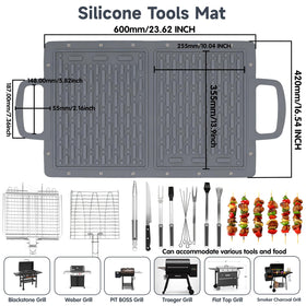 LIONROGE anti-slip design prevents slips during cooking.