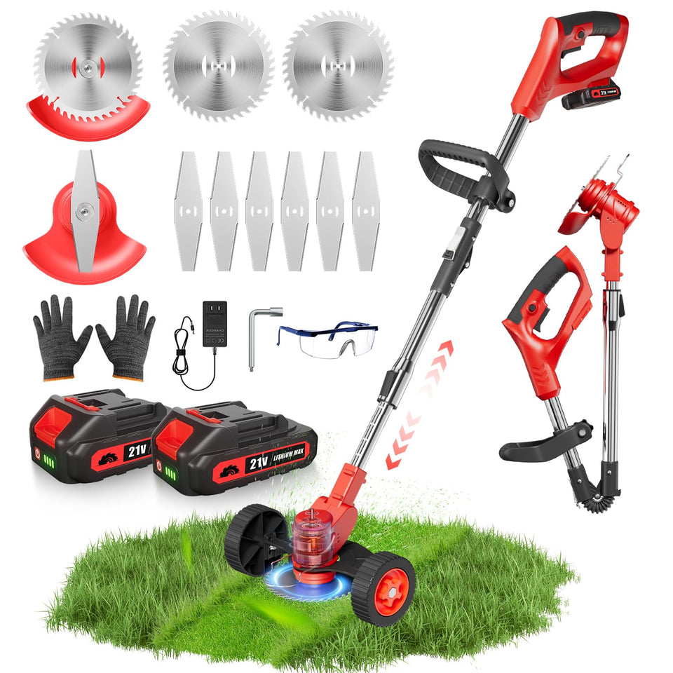 LIONTOTO electric weed wacker 3-in-1 for fast edging and clean lawn lines.