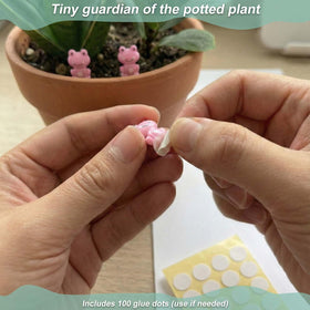 LionWell double-sided adhesive dots for secure placement.