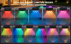 Lipik 8Packs solar pool light water-resistant design for all-weather use