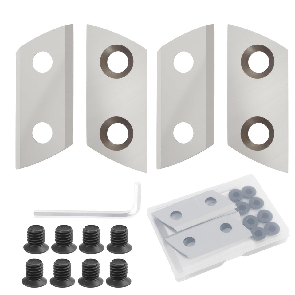 Liqqlex 4-pcs blades set close up for durable yard work