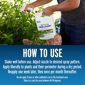 Liquid Fence product safe for plants and animals when used as directed