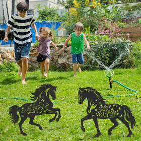 LIRAVENO Patio garden stake installs easily along borders for charming accents.