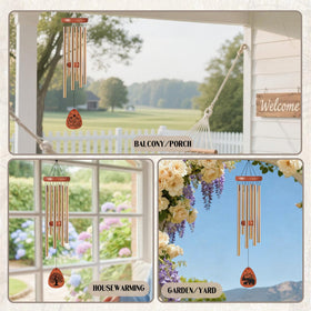 LIRAVENO windchime suitable for indoor or outdoor display on porch or balcony