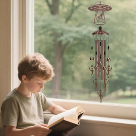 LIRAVENO wind chimes with aluminum tubes produce soothing melody