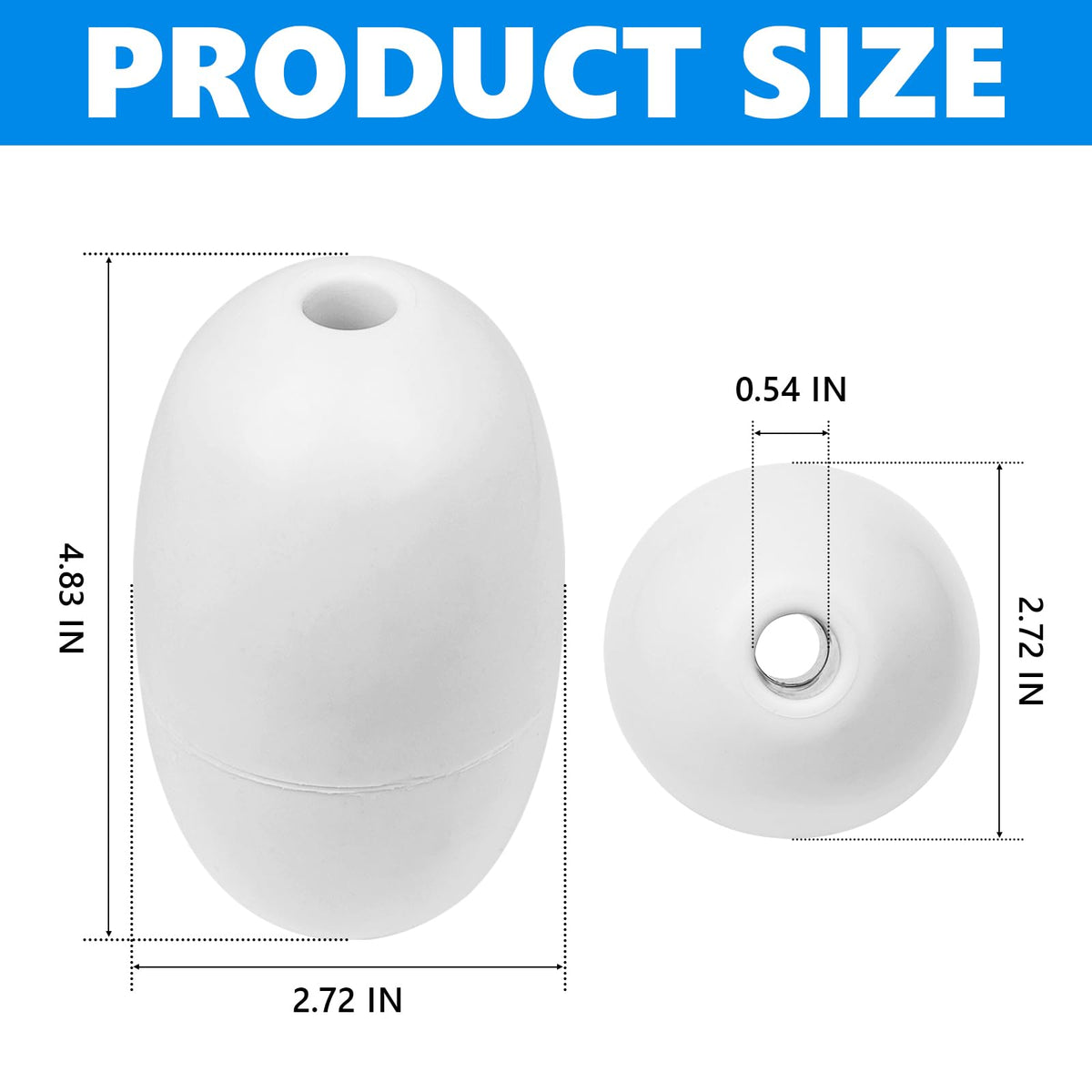 LiStarUs A20 float head for Polaris 360 supports quick, secure replacement.