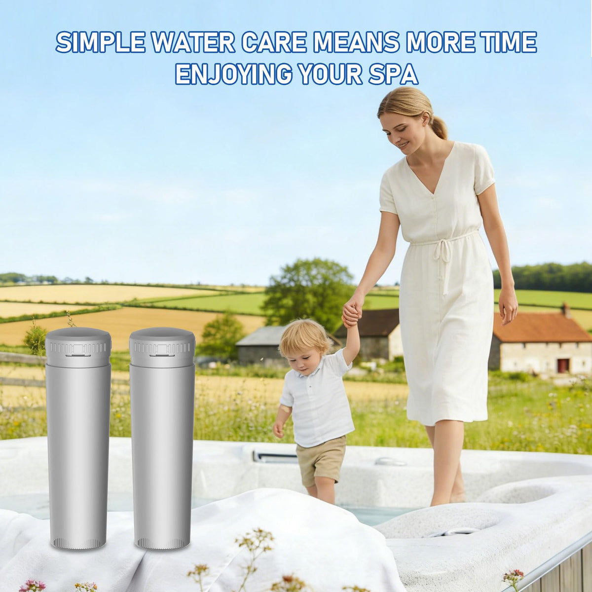 Lisyee water-clarity cartridge delivering crystal water and a smooth soak.