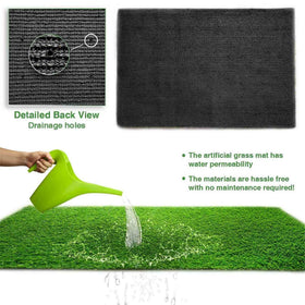 LITA Deluxe artificial grass with drainage backing ideal for outdoor use.