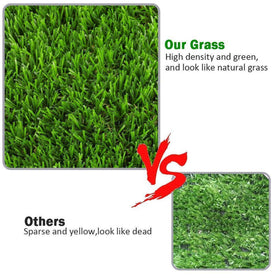 LITA Deluxe artificial grass in a play area offers a safe surface.