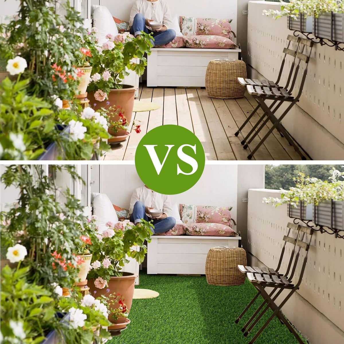 LITA DIY backdrop idea using artificial grass for events