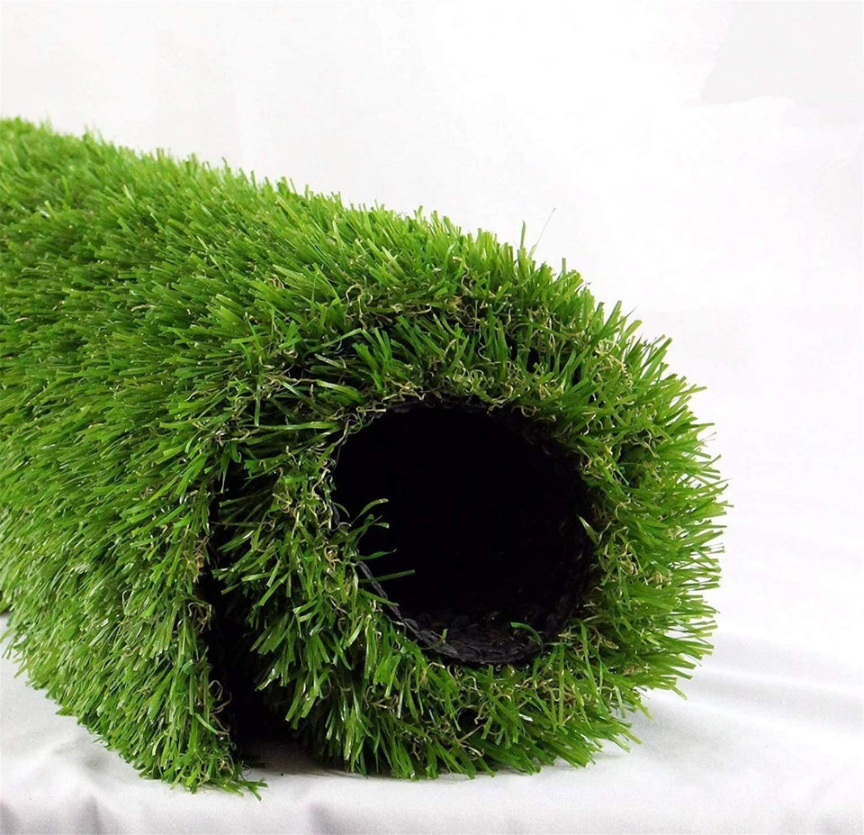 LITA Realistic Deluxe grass in a front yard view; lush color year‑round