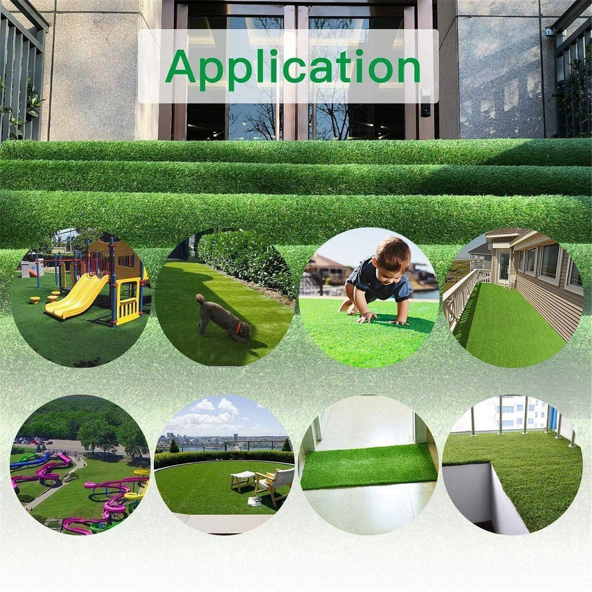 Multi‑use space using LITA Realistic Deluxe grass for indoor and outdoor projects
