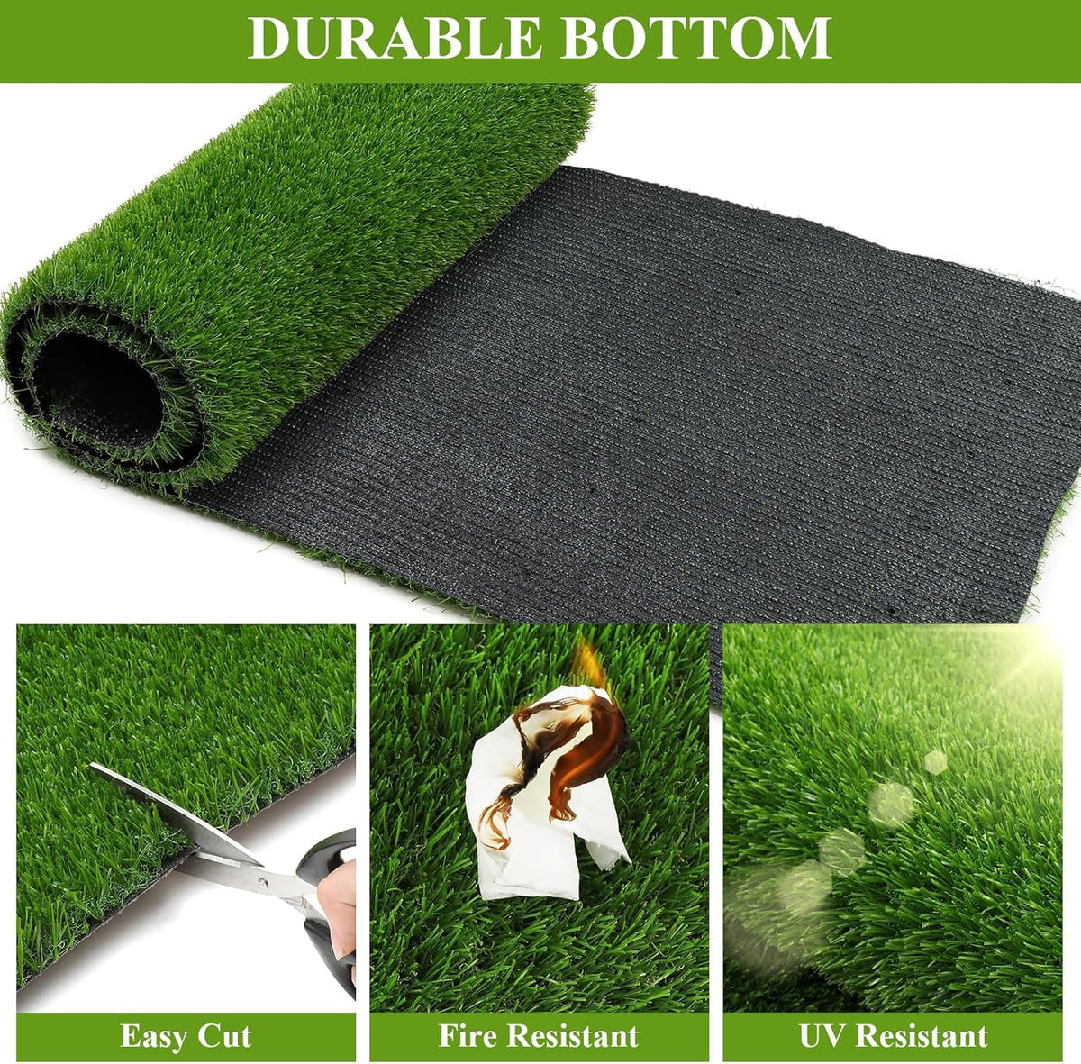 LITA UV-resistant artificial grass preserves color in sun and rain