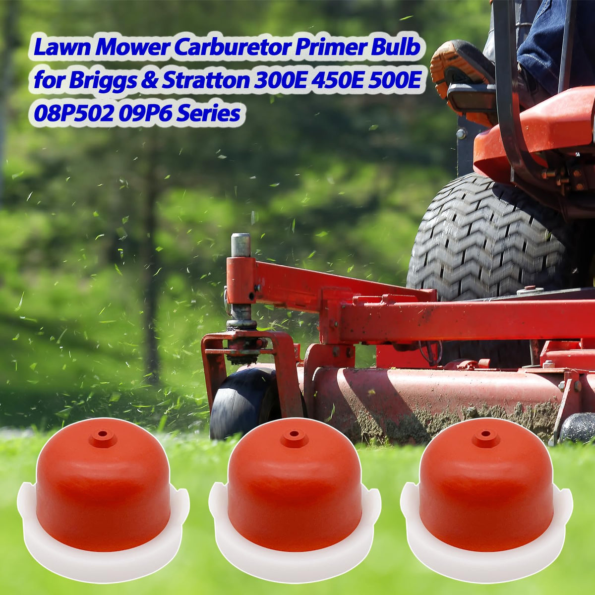 LiteTour Briggs Stratton 300E/450E/500E primer bulb for reliable priming in lawn equipment