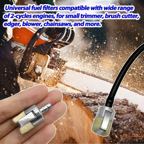 LiteTour 2-cycle small engines fuel filters improve fuel flow during maintenance.