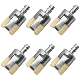 LiteTour six-pack inline fuel filters for 0.2-inch hoses ensure clean fuel delivery.