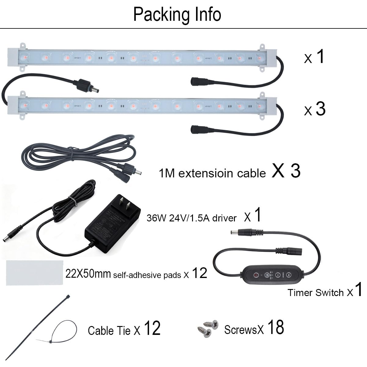 Litever easy-mounting system with pads, screws, and zippers for flexible placement.