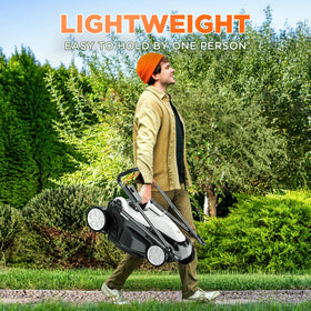 LiTHELi 40V lawn mower battery pack emphasizes extended runtime with two 4.0Ah batteries.