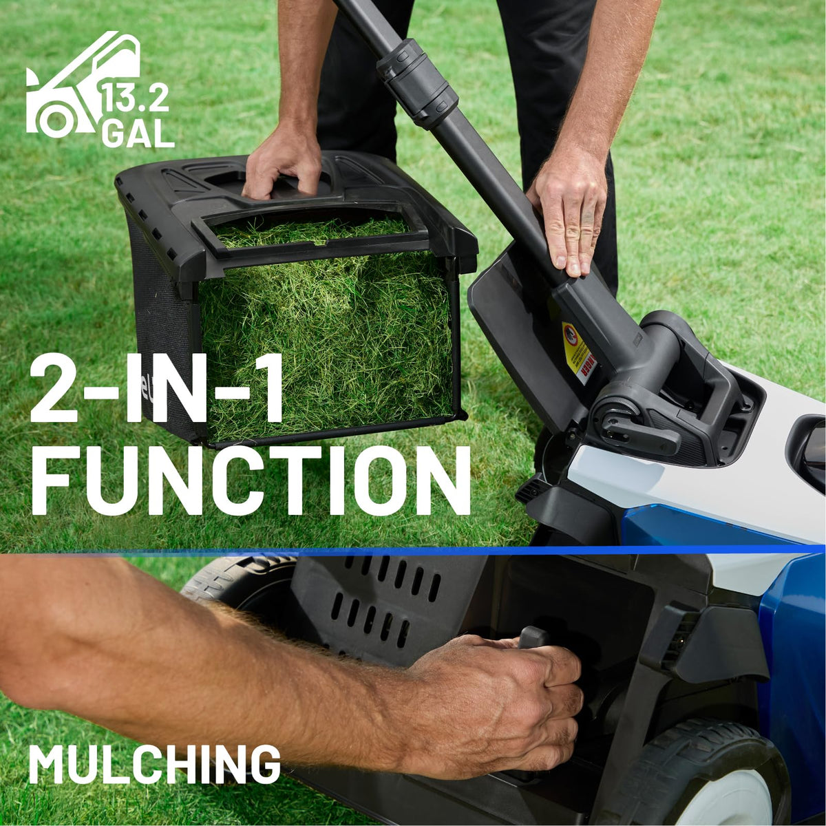 LiTHELi folding T-handle design makes bag placement effortless