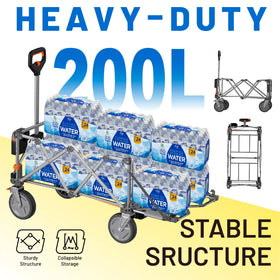 LiTHELi electric wagon cart waterproof liner is easy to remove and clean.