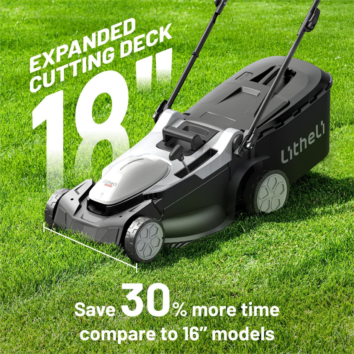 LiTHELi self-propelled design eases mowing on uneven ground