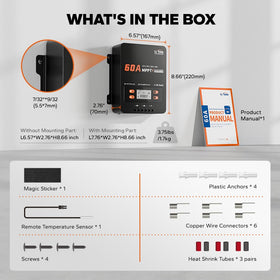 Litime MPPT setup wiring illustrates easy integration with solar panels and battery banks.