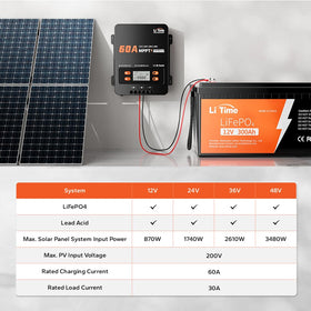 Litime LCD screen with buttons enables quick parameter adjustments and monitoring.