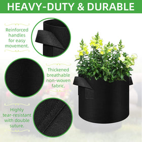 LITLANDSTAR 19.7x11.8 inch bag showing large capacity for deep roots