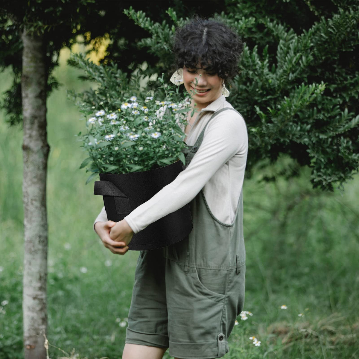 LITLANDSTAR grow bags designed for reuse across multiple gardening seasons.