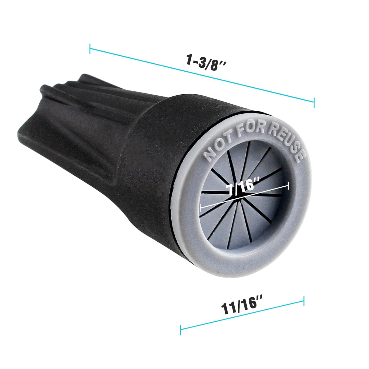 Litoexpe outdoor wire nuts with seals provide moisture resistance for landscape lighting connections.