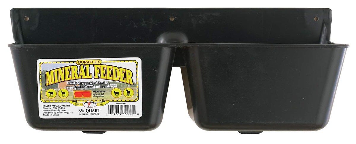 Little Giant mineral feeder wall-mount design for easy access