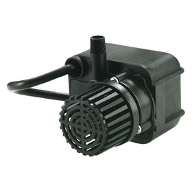 Little Giant PE-2F-PW pump body and compact design shown for space-saving setups.