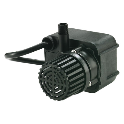 Little Giant PE-2F-PW pump body and compact design shown for space-saving setups.