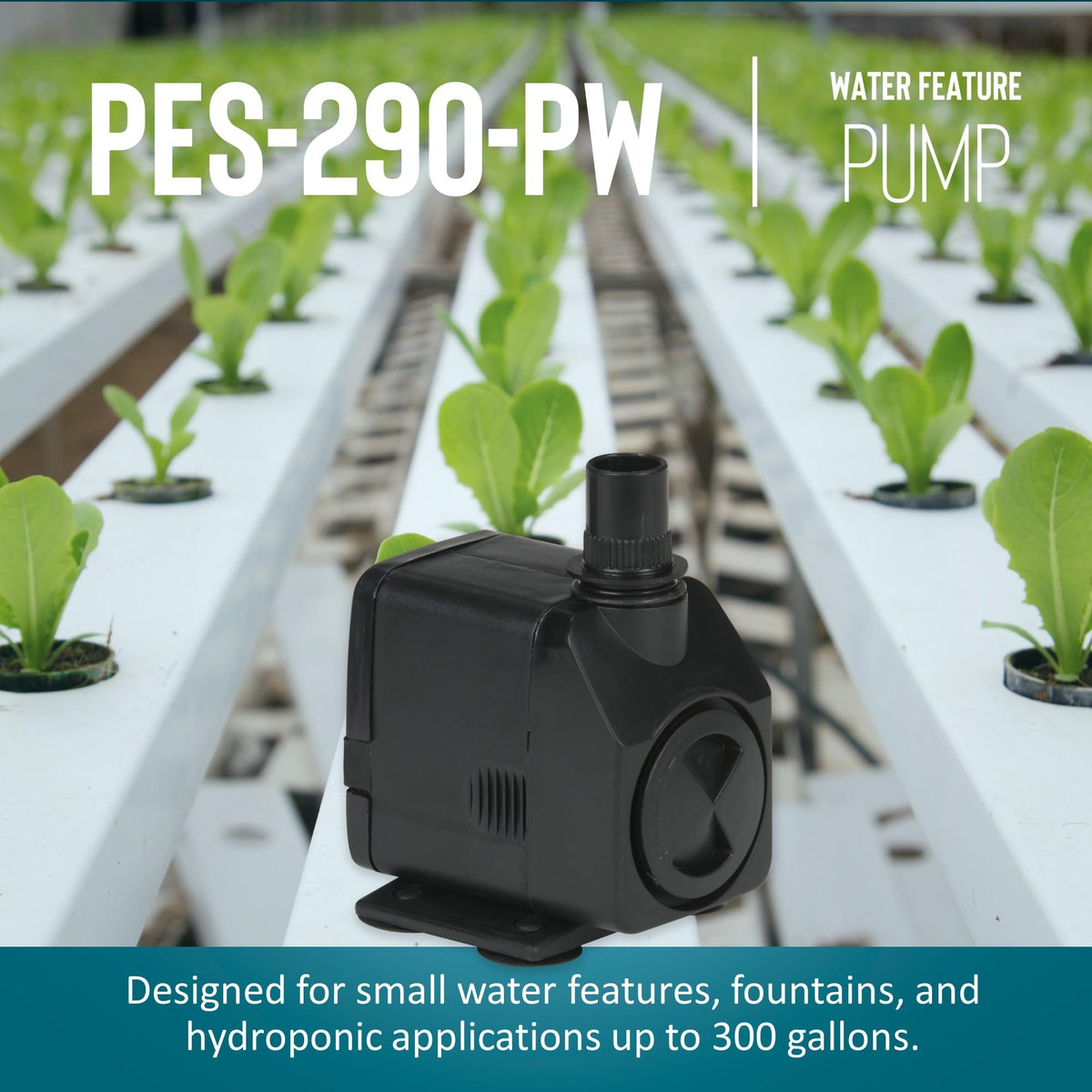 Corrosion resistant housing and stainless shaft of Little Giant PES-290-PW