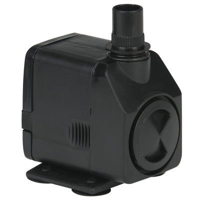 Little Giant PES-290-PW fountain pump shown for small pond water circulation