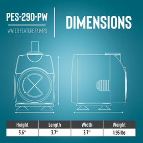 Close view of Little Giant PES-290-PW submersible pump housing for longevity