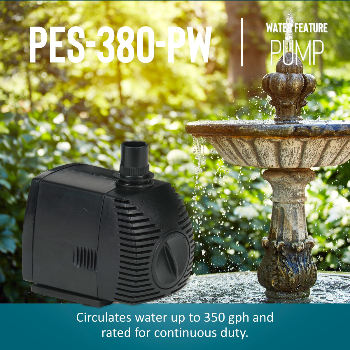 Corrosion-resistant housing supports long-lasting operation in water features