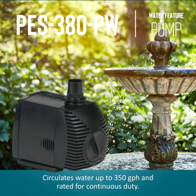 Corrosion-resistant housing supports long-lasting operation in water features