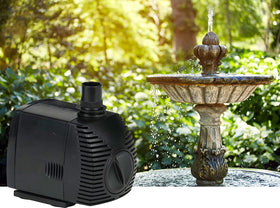 Little Giant PES-380-PW submersible pump shown for small ponds with durable construction