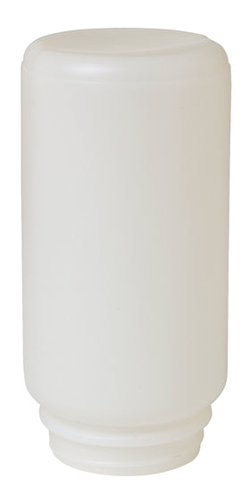 Little Giant screw-on poultry jar for water shows a clear level for easy monitoring.