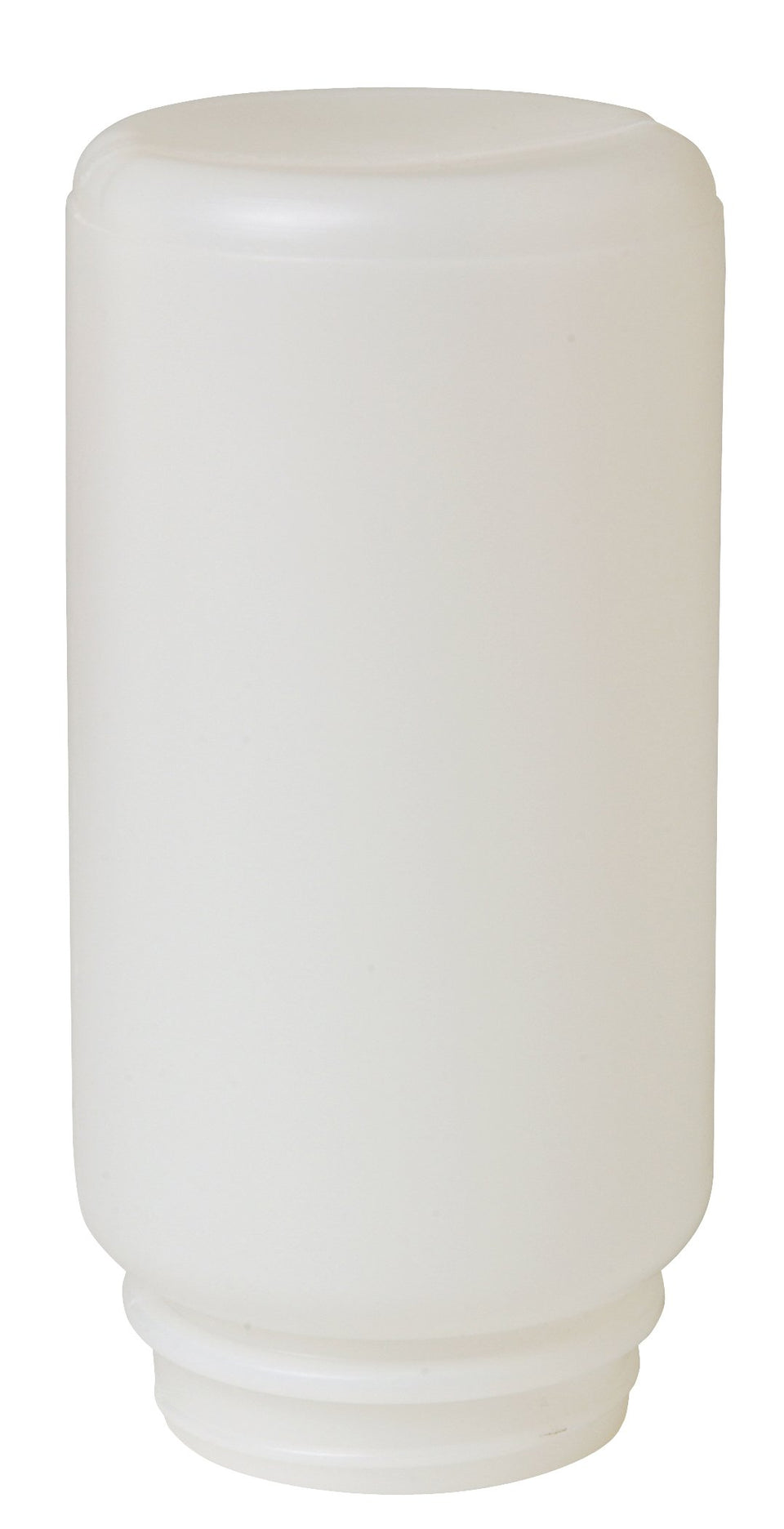 Little Giant screw-on poultry jar for water shows a clear level for easy monitoring.
