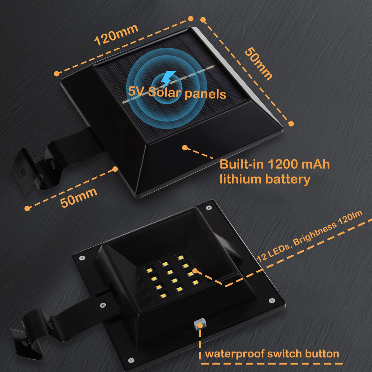 Little Joke solar flag light performing dusk-to-dawn lighting