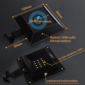 Little Joke solar flag light performing dusk-to-dawn lighting