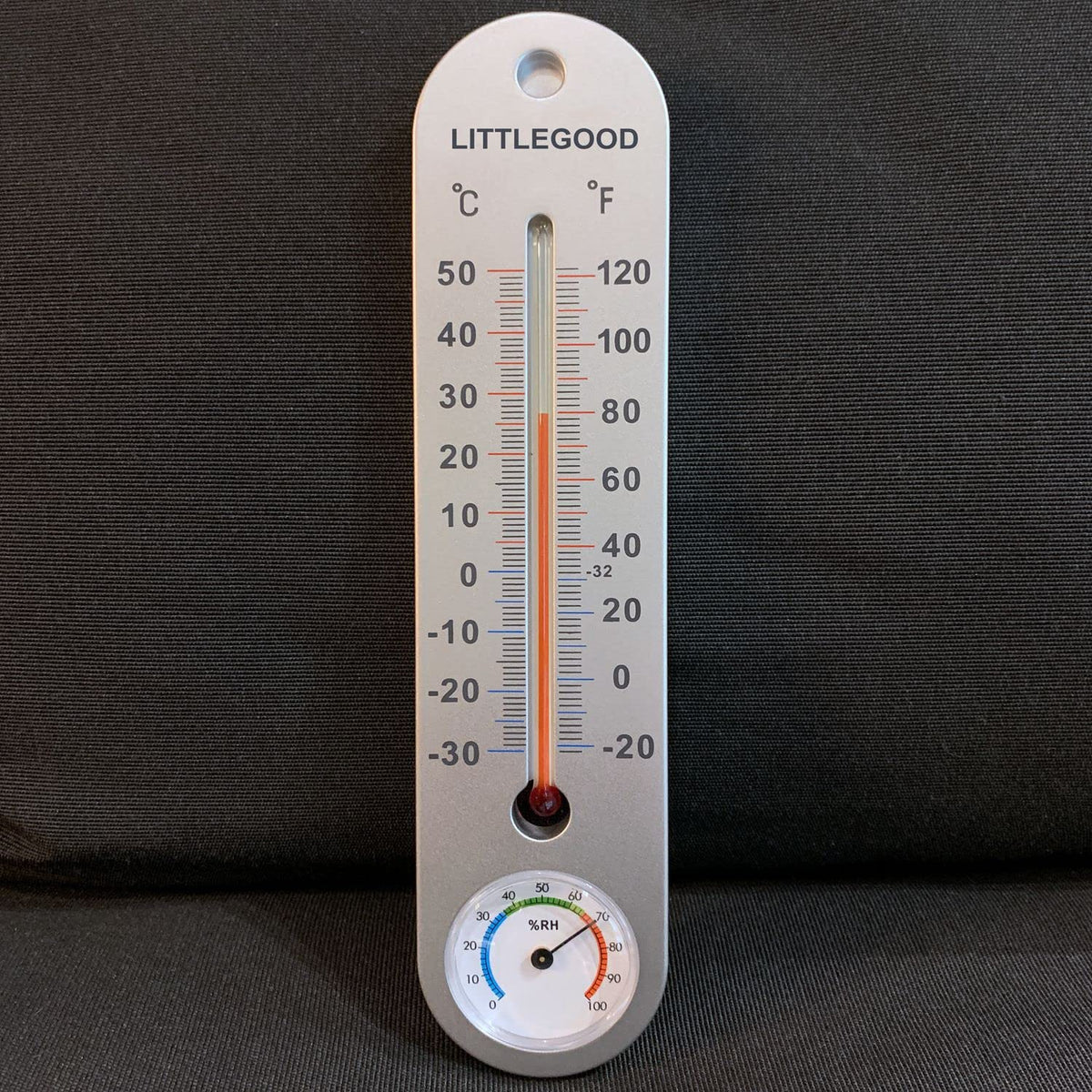 Humidity indicator from 1 to 99% RH on LittleGood unit