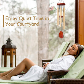 Litu weather-ready yard decor wind chimes for year-round enjoyment.