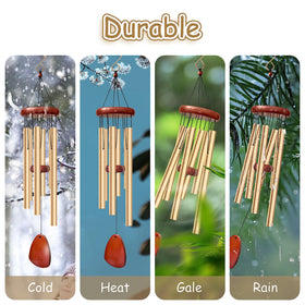 Litu wind catcher and pine hardware ensure reliable hanging performance.