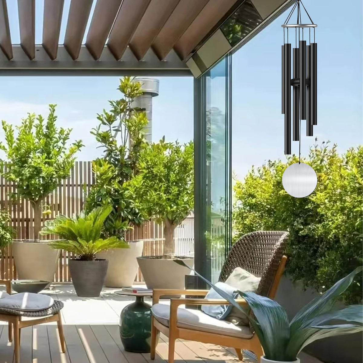 Litu Wind Chimes memorial gift conveys comfort through soothing sounds.