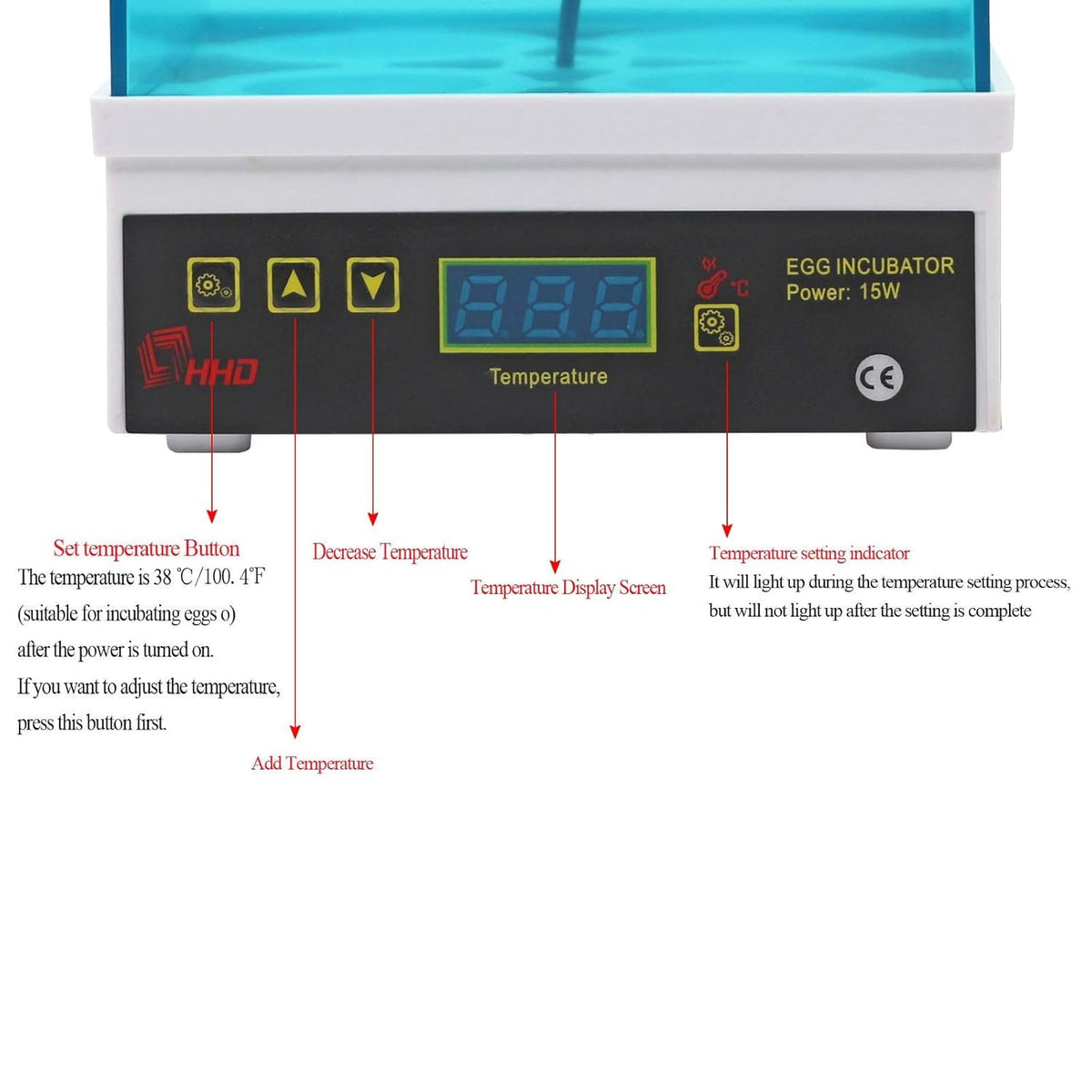 LIUCOGXI control panel enables precise temperature adjustments for incubation