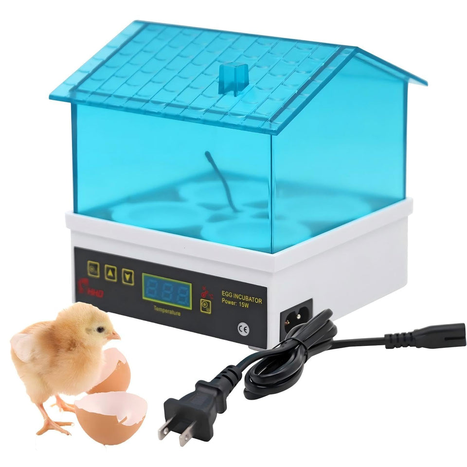 LIUCOGXI digital egg incubator front view with clear monitoring visibility