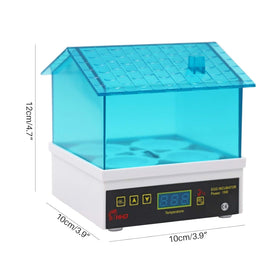 LIUCOGXI digital egg incubator top view showing compact home hatchery design
